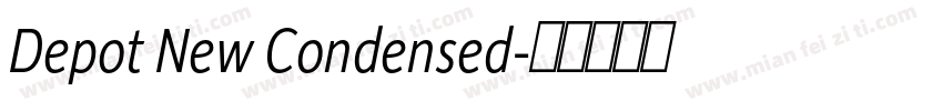 Depot New Condensed字体转换
